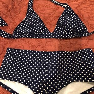 Hipster polka dot bikini